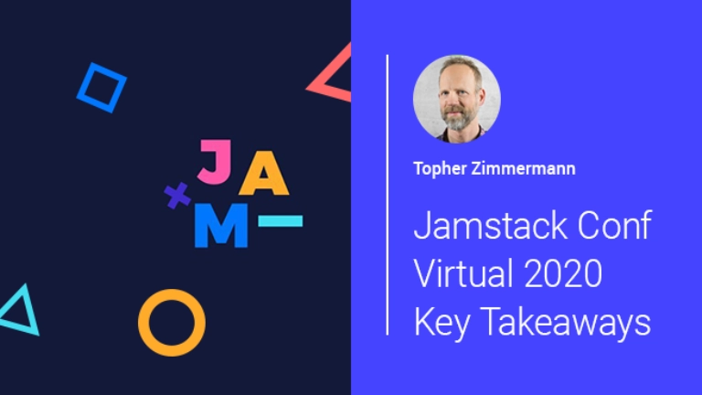 Jamstack Conf 2020 - Takeaways