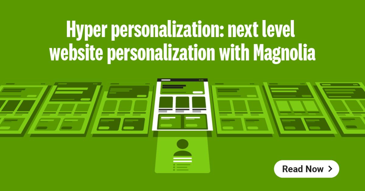 Hyper personalization: Next level website personalization with Magnolia ...