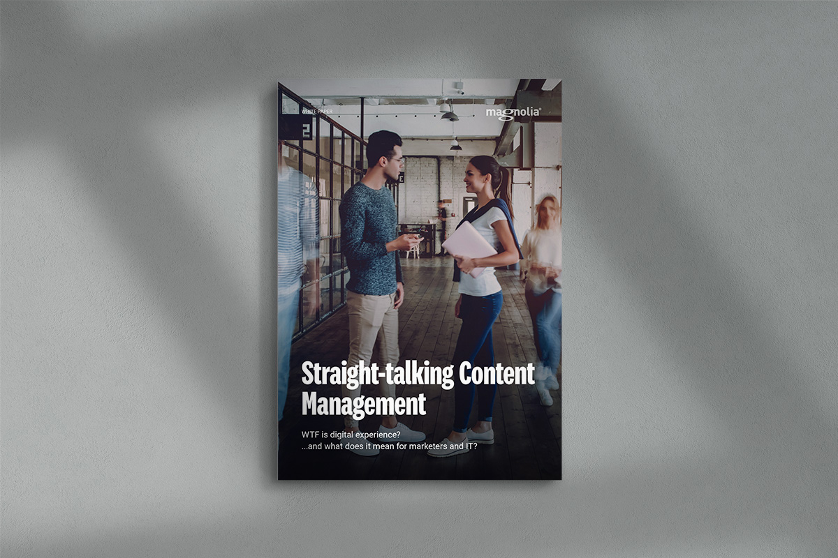 Straight-talking Content Management-mockup