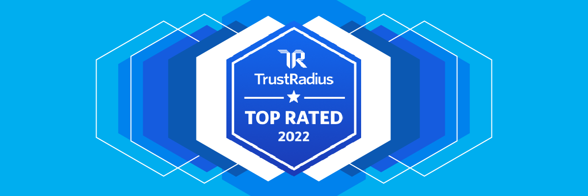TrustRadius Top Rated 2022 banner