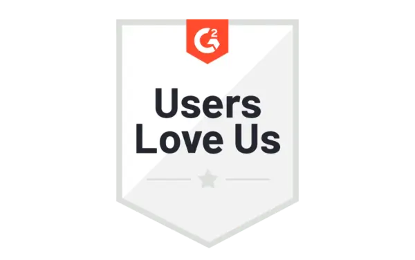 G2 Users love us badge