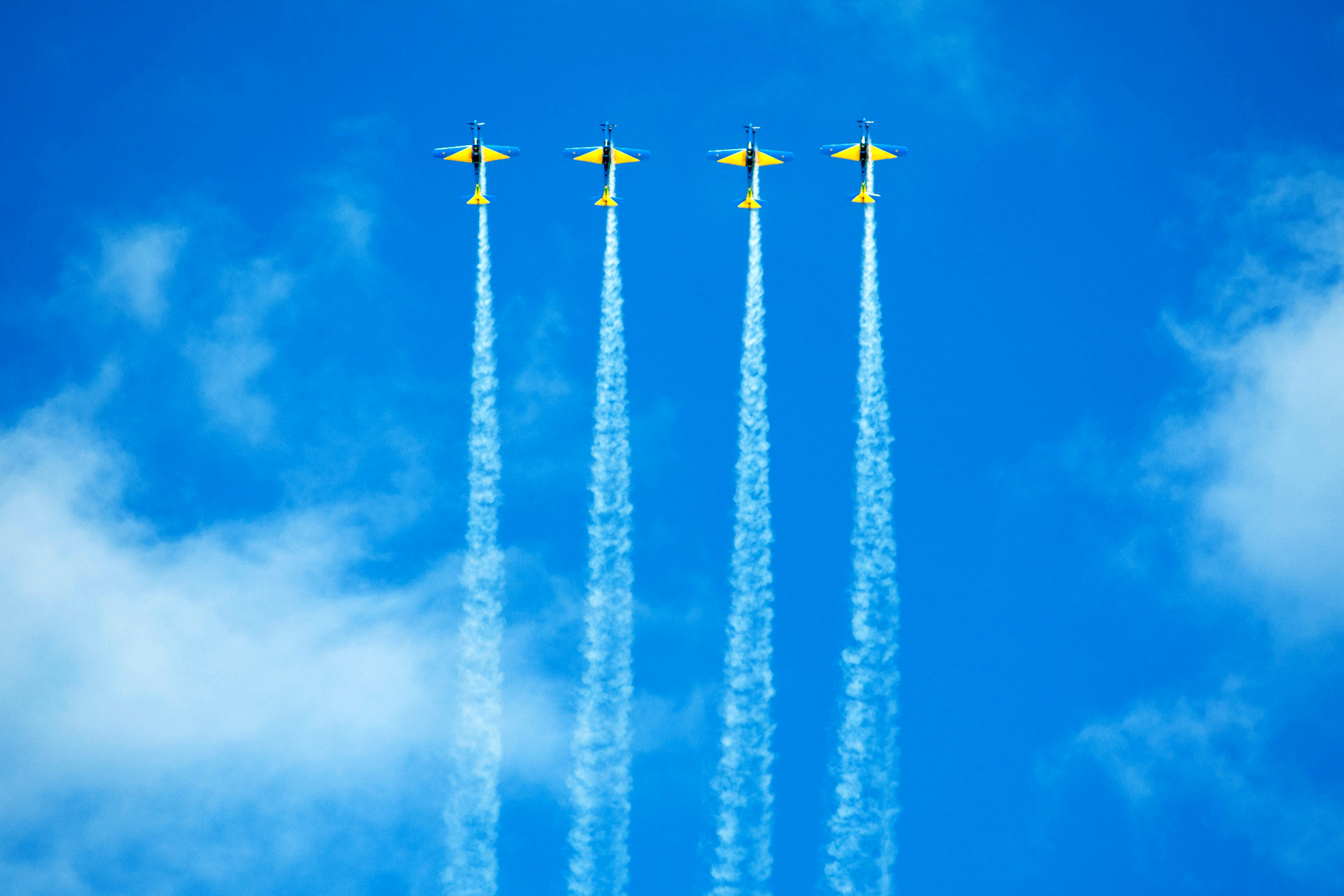 four airplanes