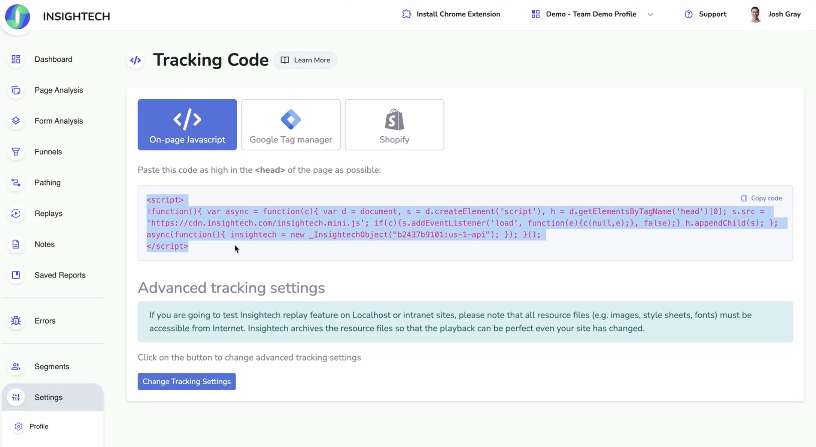 Magnolia-Conversions-connection-code