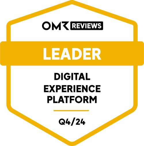 OMR reviews leader DXP badge
